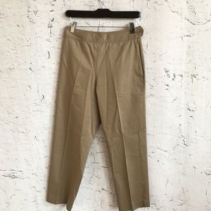 TALBOTS KHAKI CROPPED PANTS 4
